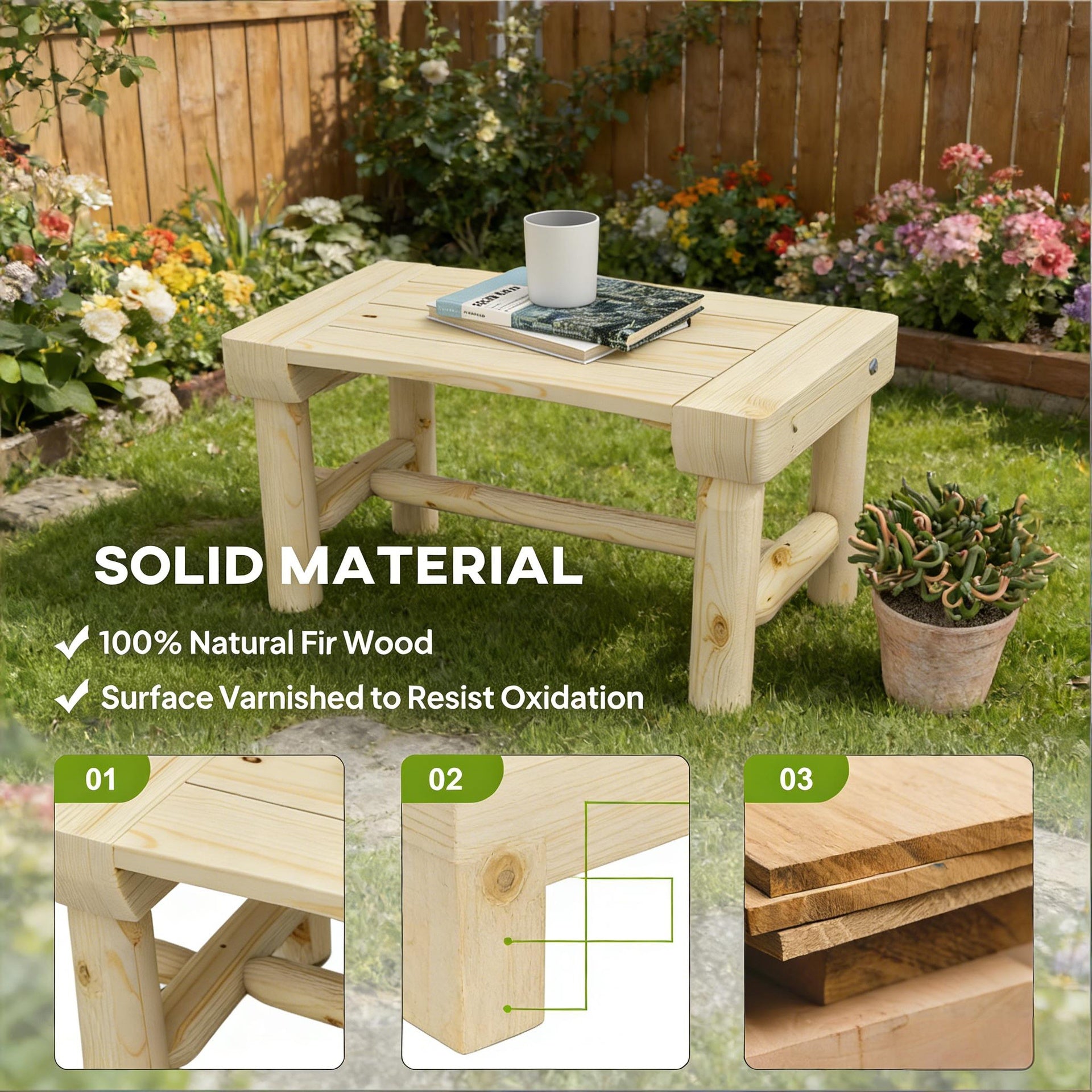 Semicircular Round Outdoor Bench,Wooden Garden Bench