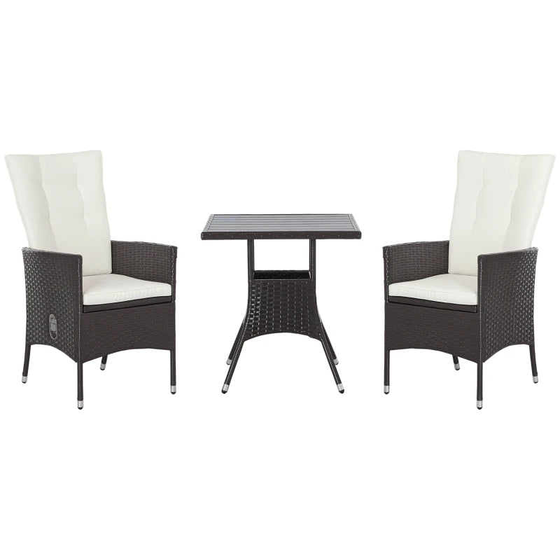 Stylish Style Rattan Furniture Set,3 Piece Patio Bistro Set