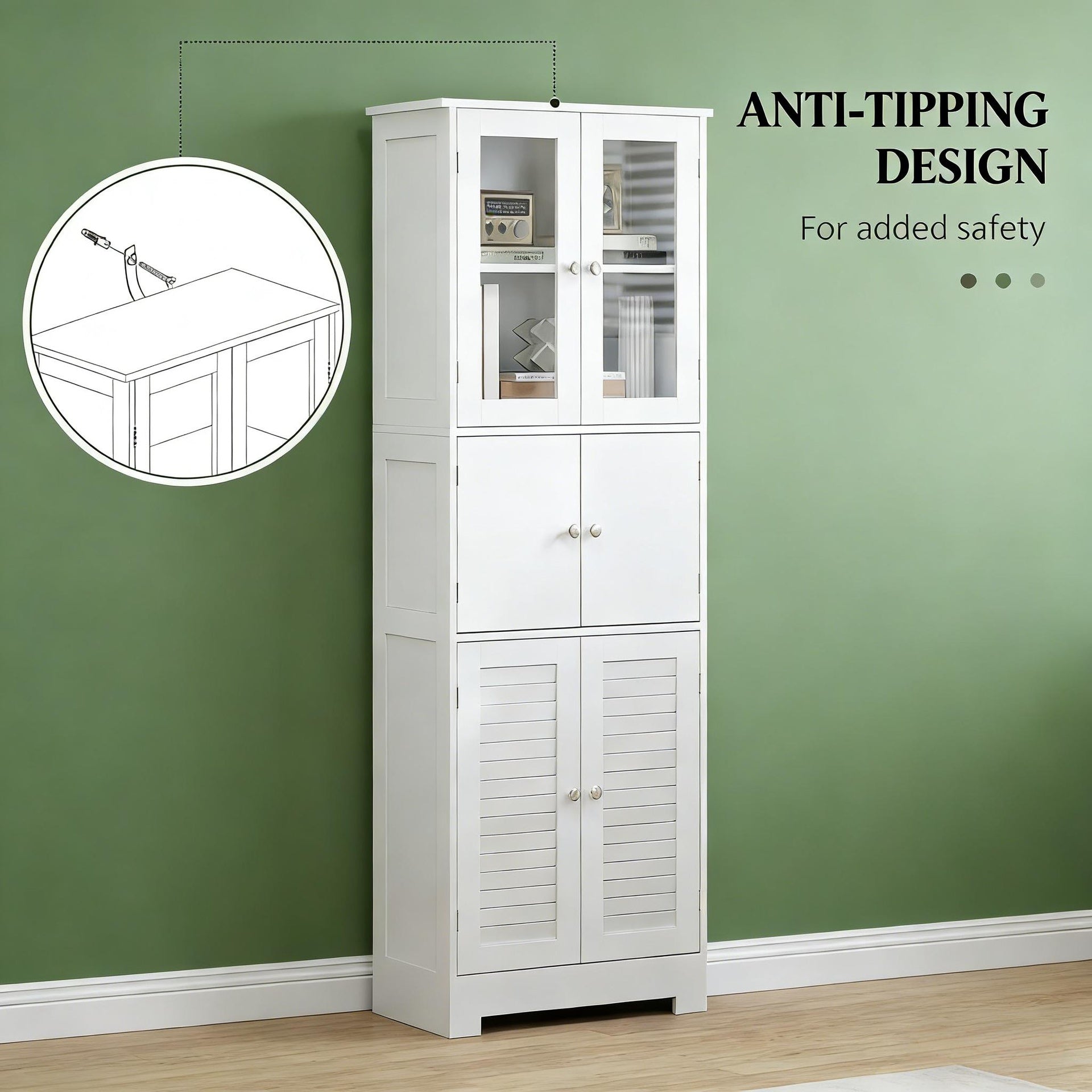 Elegant Storage Cabinet,Freestanding Foyer Cabinet,Kitchen Cabinet