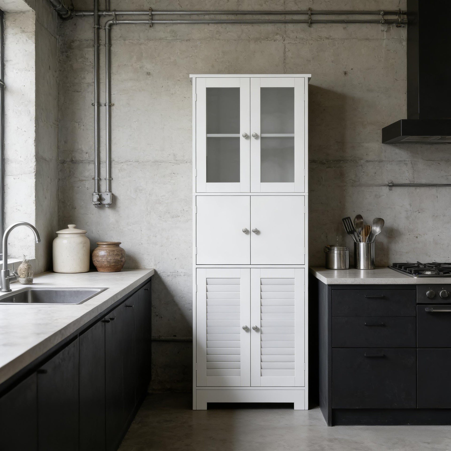 Elegant Storage Cabinet,Freestanding Foyer Cabinet,Kitchen Cabinet