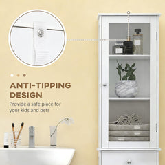 Home Storage Tower,Slim Storage Cabinet,Tall Hall Storage Cabinet