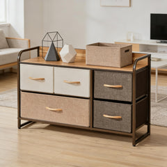 Rustic Home Cabinet,Storage Organizer,Freestanding Dresser Tower,Hallway Storage Cabinet
