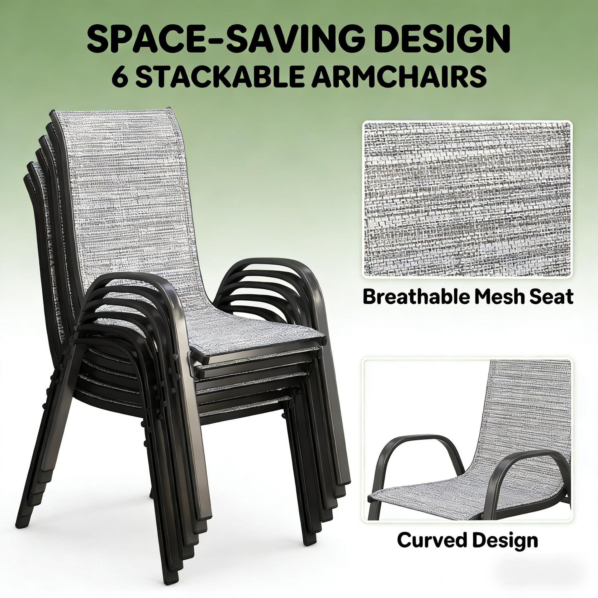 Durable Conversation Set,Outdoor Furniture Set,8 Pieces Patio Furniture Set