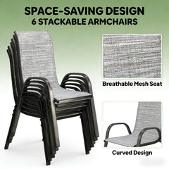 Durable Conversation Set,Outdoor Furniture Set,8 Pieces Patio Furniture Set
