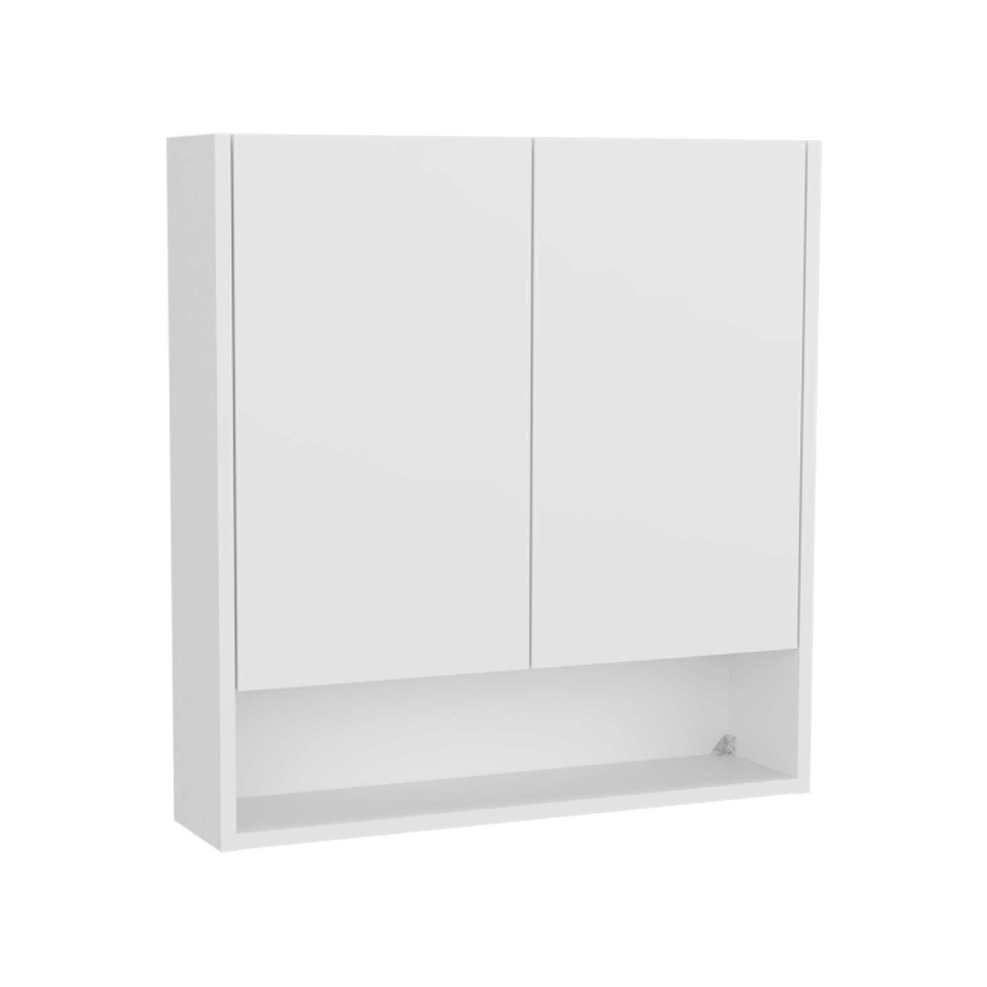 Medicine Cabinet, 2 Doors, 4 Shelves, White