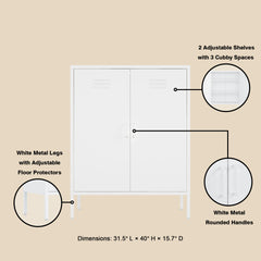 Accent Cabinet in White