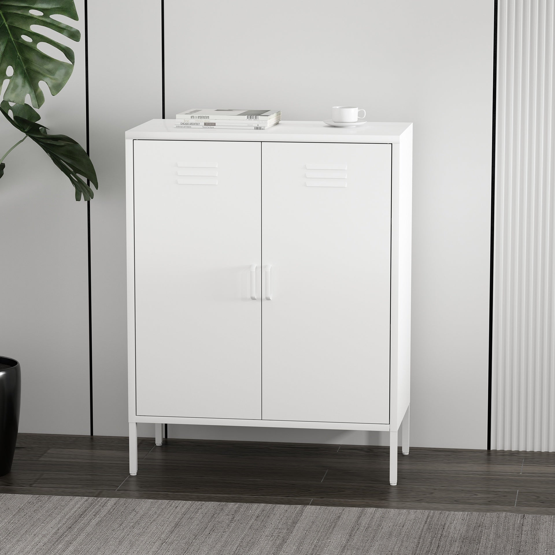 Accent Cabinet in White
