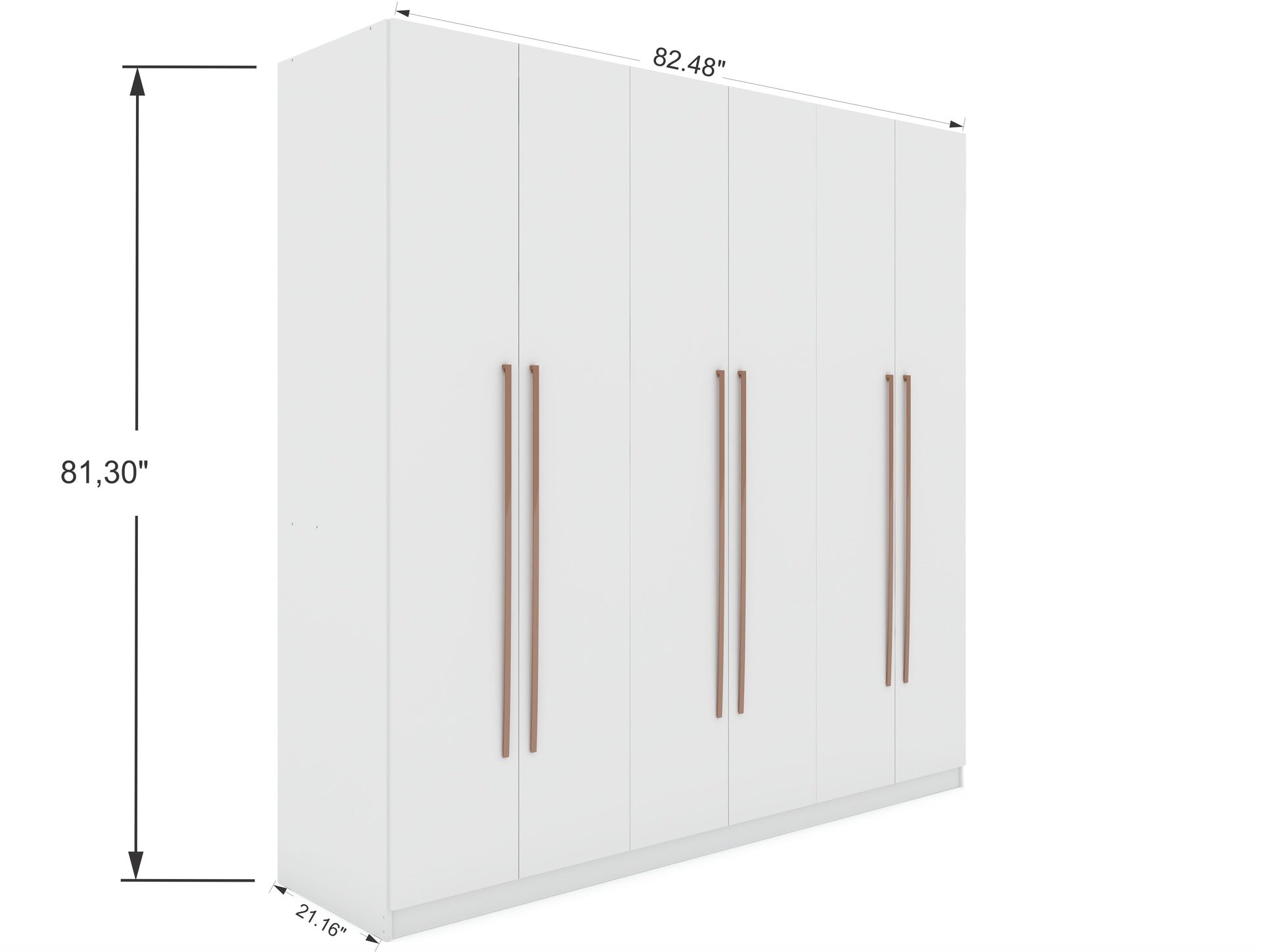 Wardrobe Closet in White