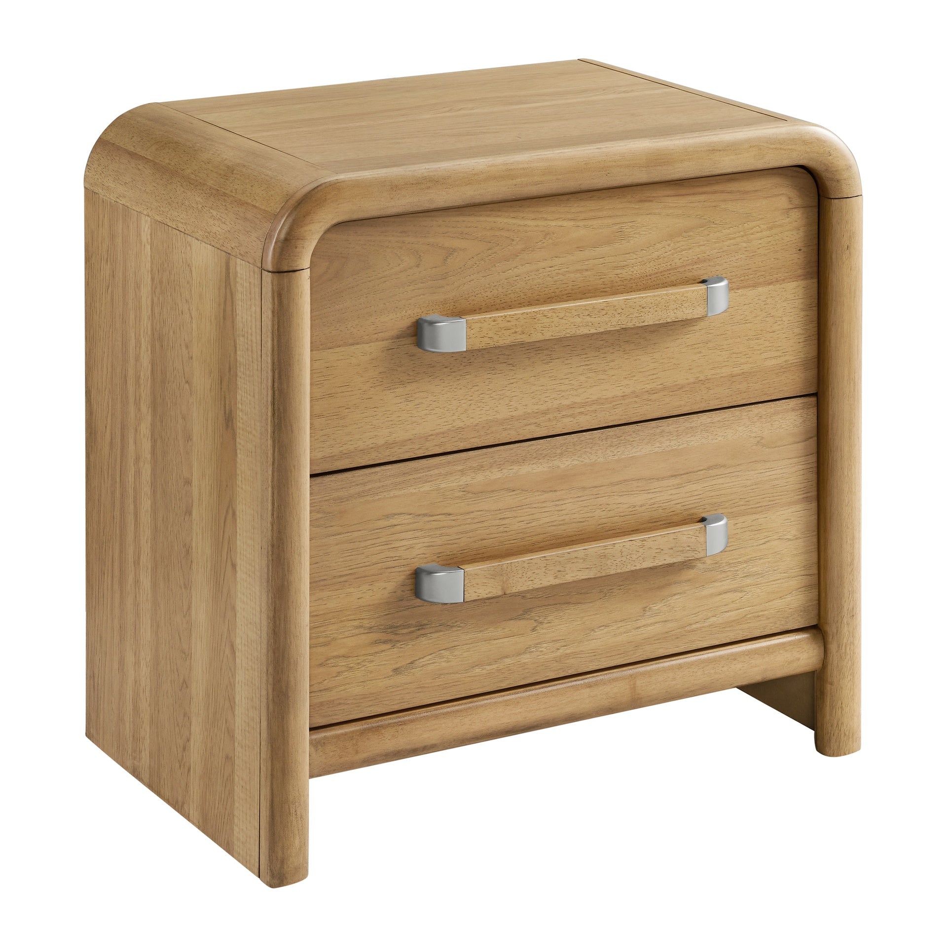 2-Drawer Nightstand with USB
