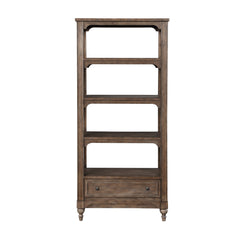 Middleton 78 inch high Bookshelf, Vintage Hazel Finish
