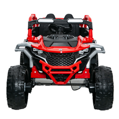 Ride on Models Truck Car 12V Kids Electric Vehicles, Remote Control, Front & Rear Shock Suspension, 2 Seater UTV, Flashlights and a built-in music player, For Age 3-6 Years Old (Red)