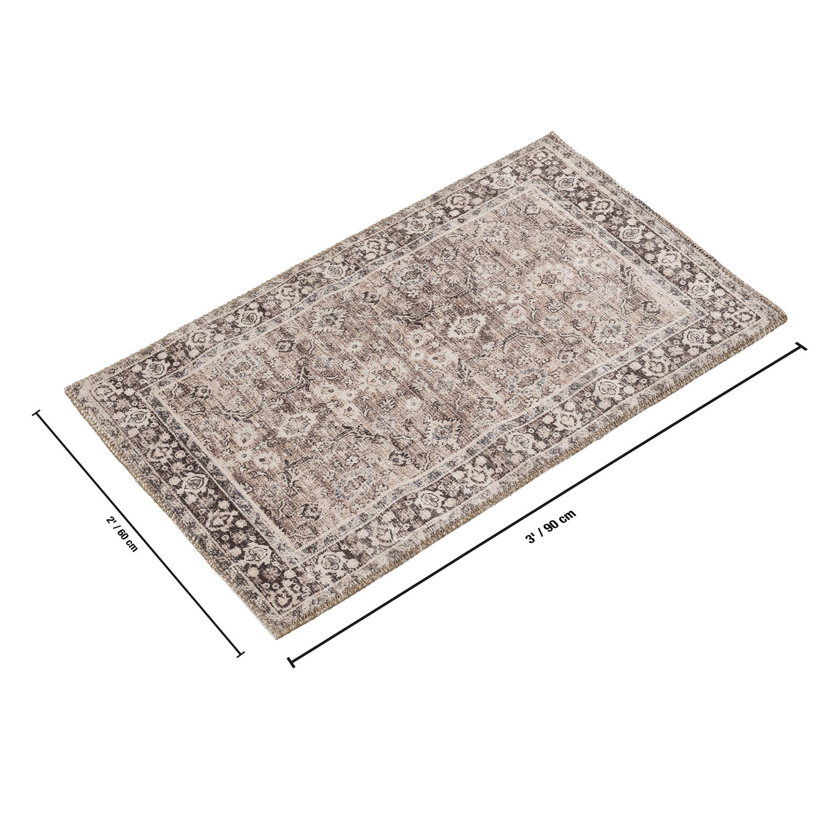 Majestic GC_RYL1004 Brown 2 ft. x 3 ft. Area Rug