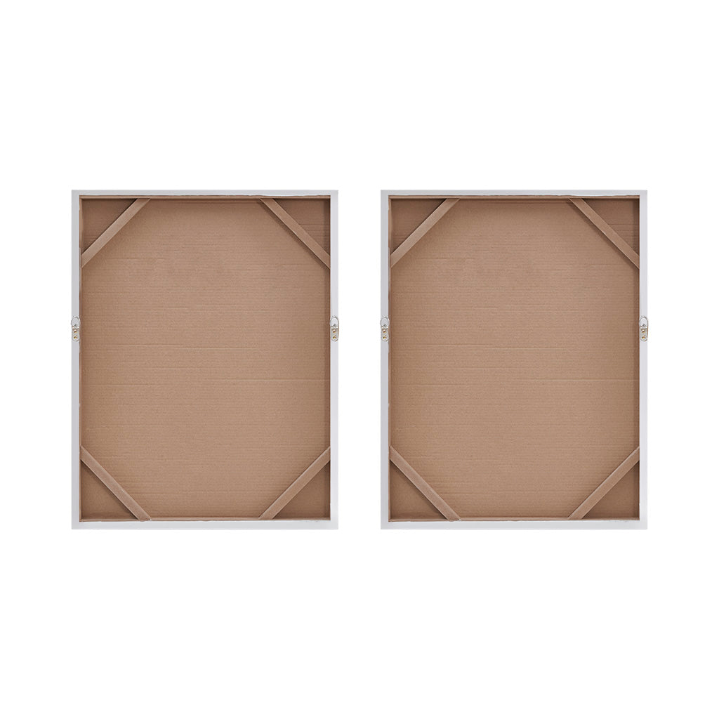 Heavily Embellished 2-piece Canvas Wall Art Set