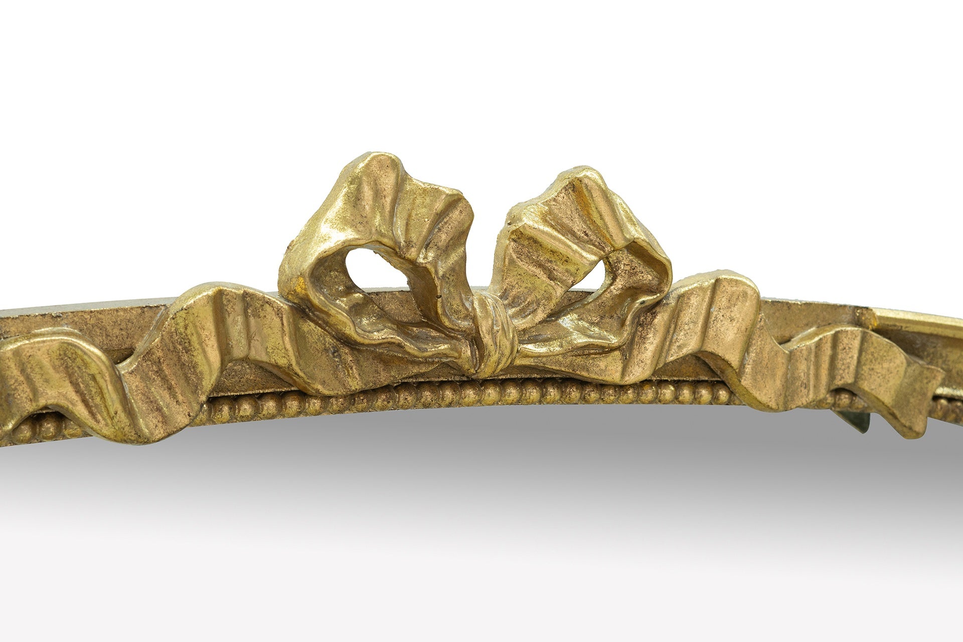 40.2" x 29.9" Baroque Style Gold Arch Mirror