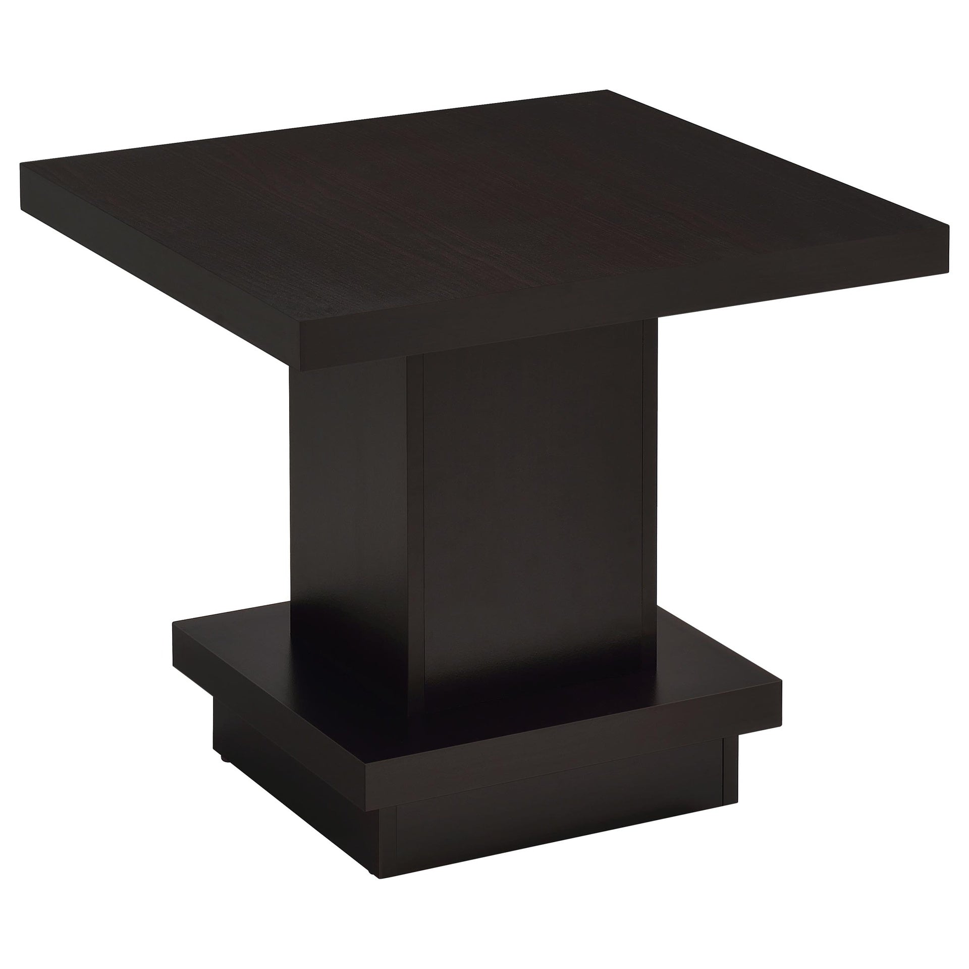 Cappuccino 2-piece Square Coffee and End Table Set