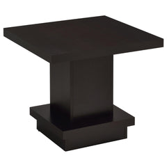 Cappuccino 2-piece Square Coffee and End Table Set
