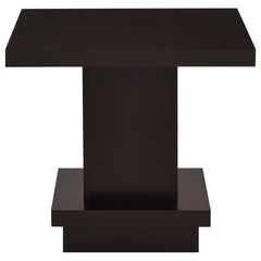 Cappuccino 2-piece Square Coffee and End Table Set