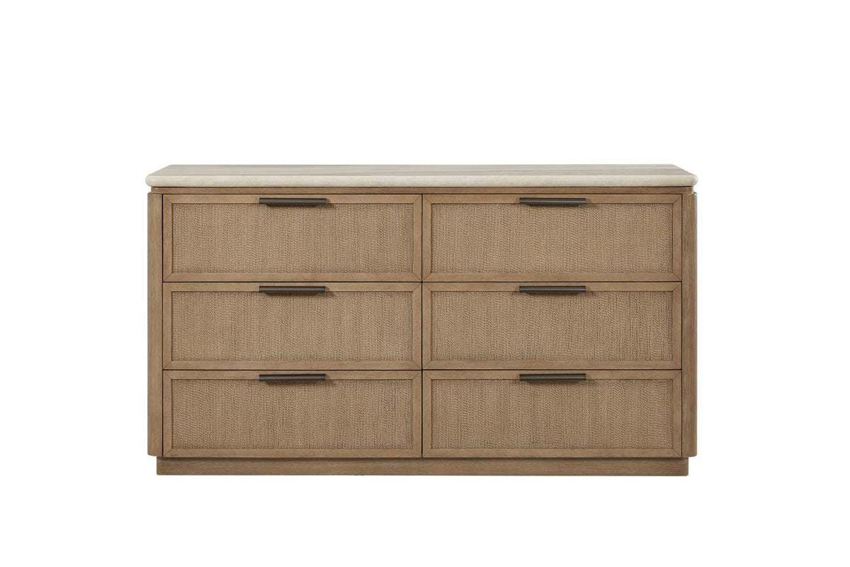 Dresser  - Rope Drawer Fronts - Toffee