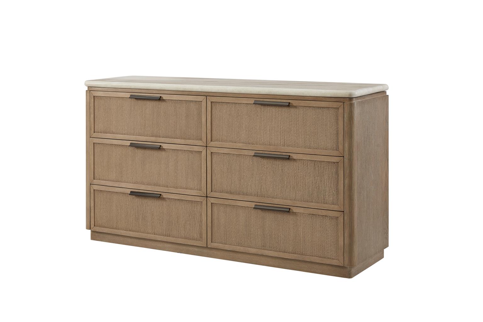 Dresser  - Rope Drawer Fronts - Toffee