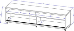 TV Stand in White