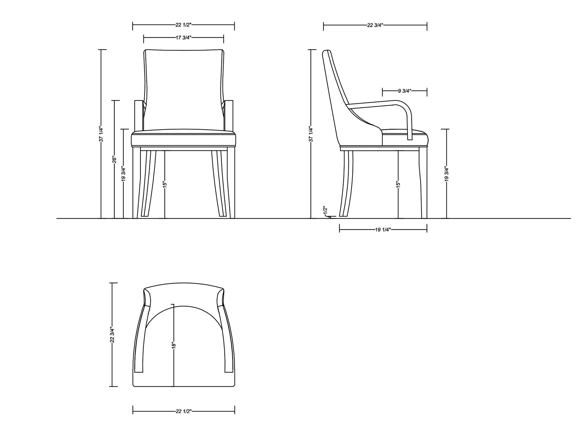 Armchair in Tan