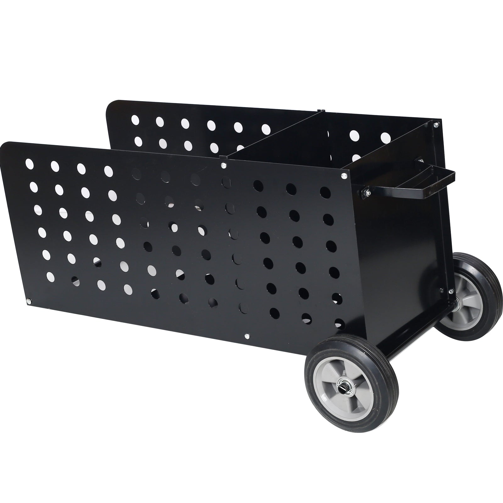 Firewood Cart,fireplace log rolling cart,wood rack ,heavy duty in door outdoor rolling cart