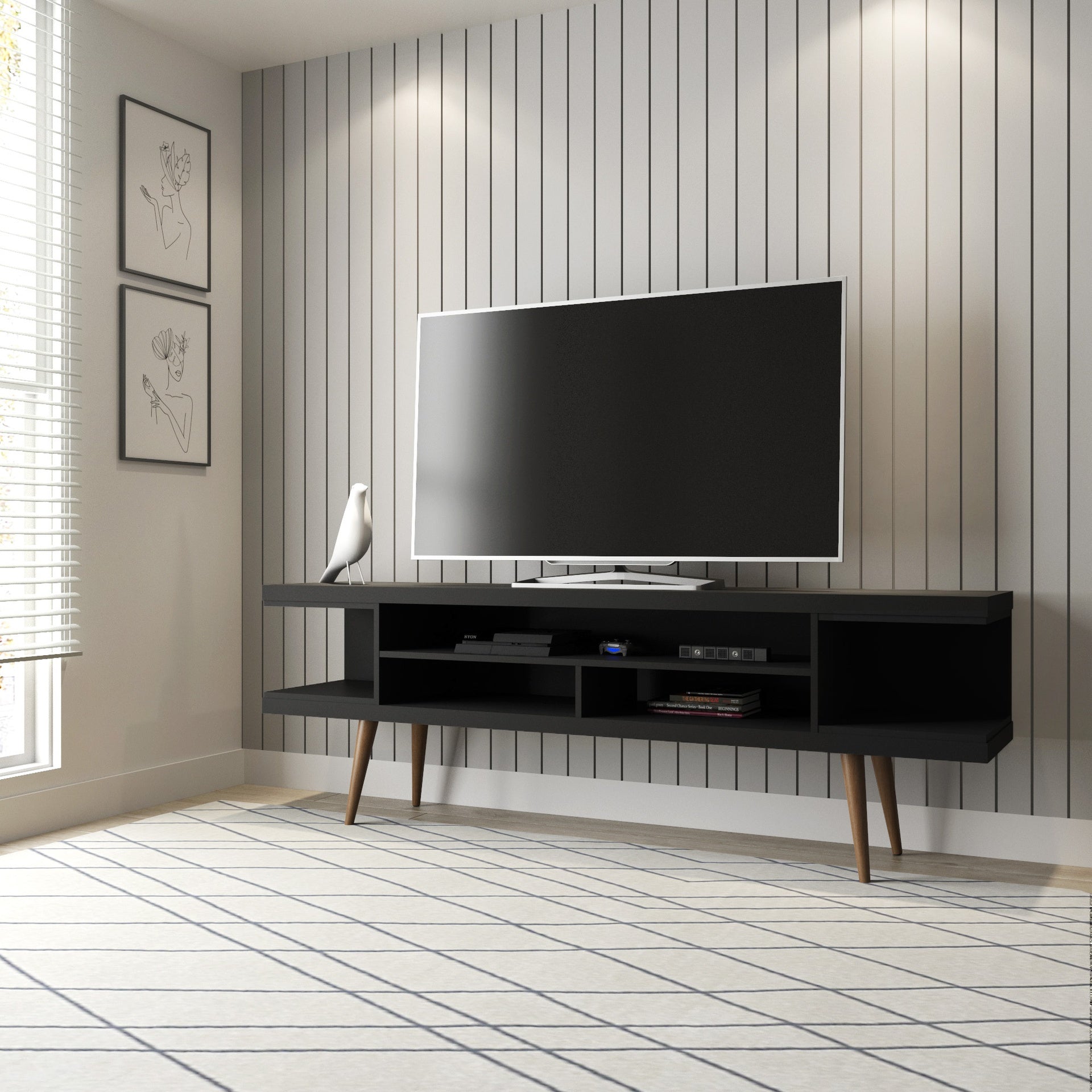 TV Stand in Black