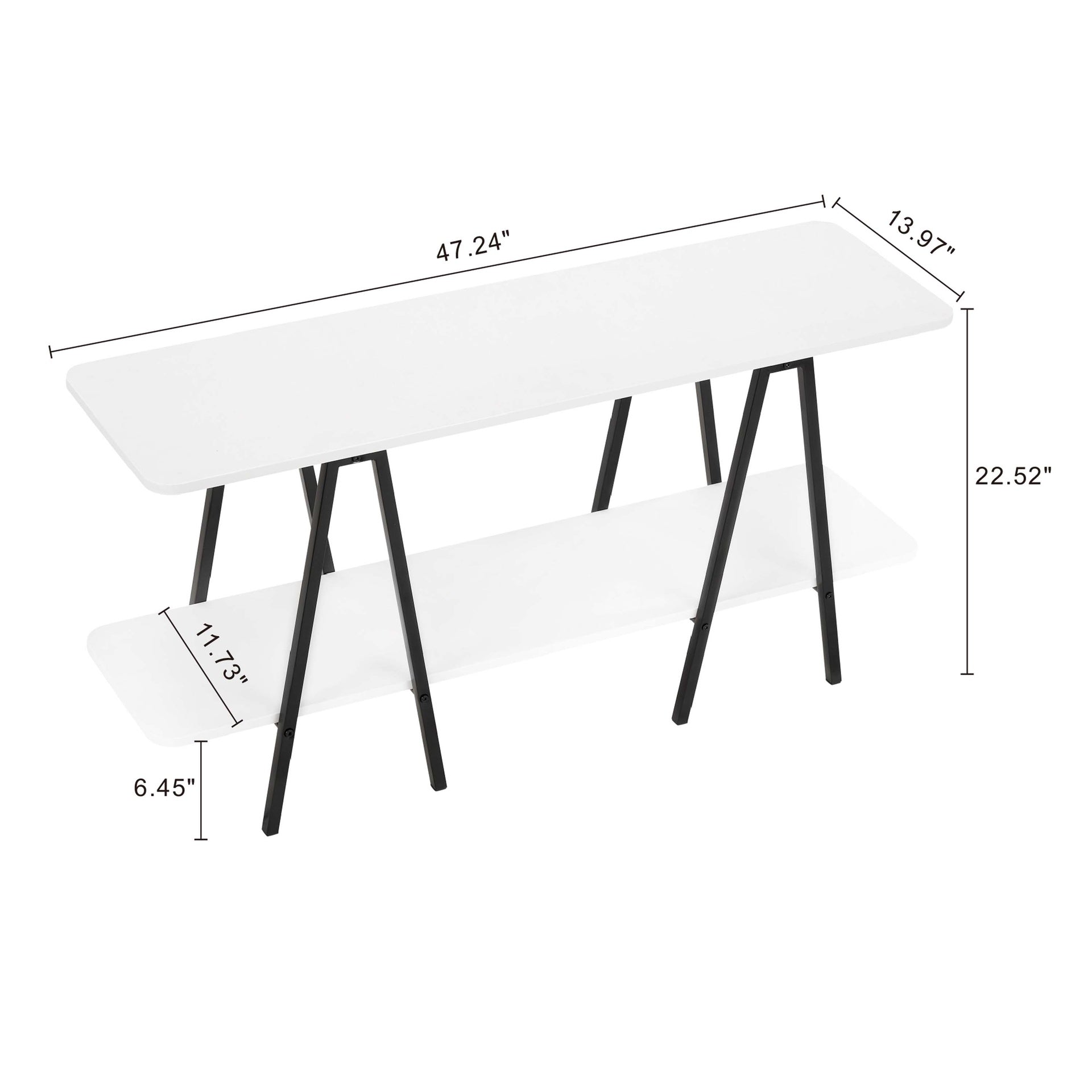 Console Table in White