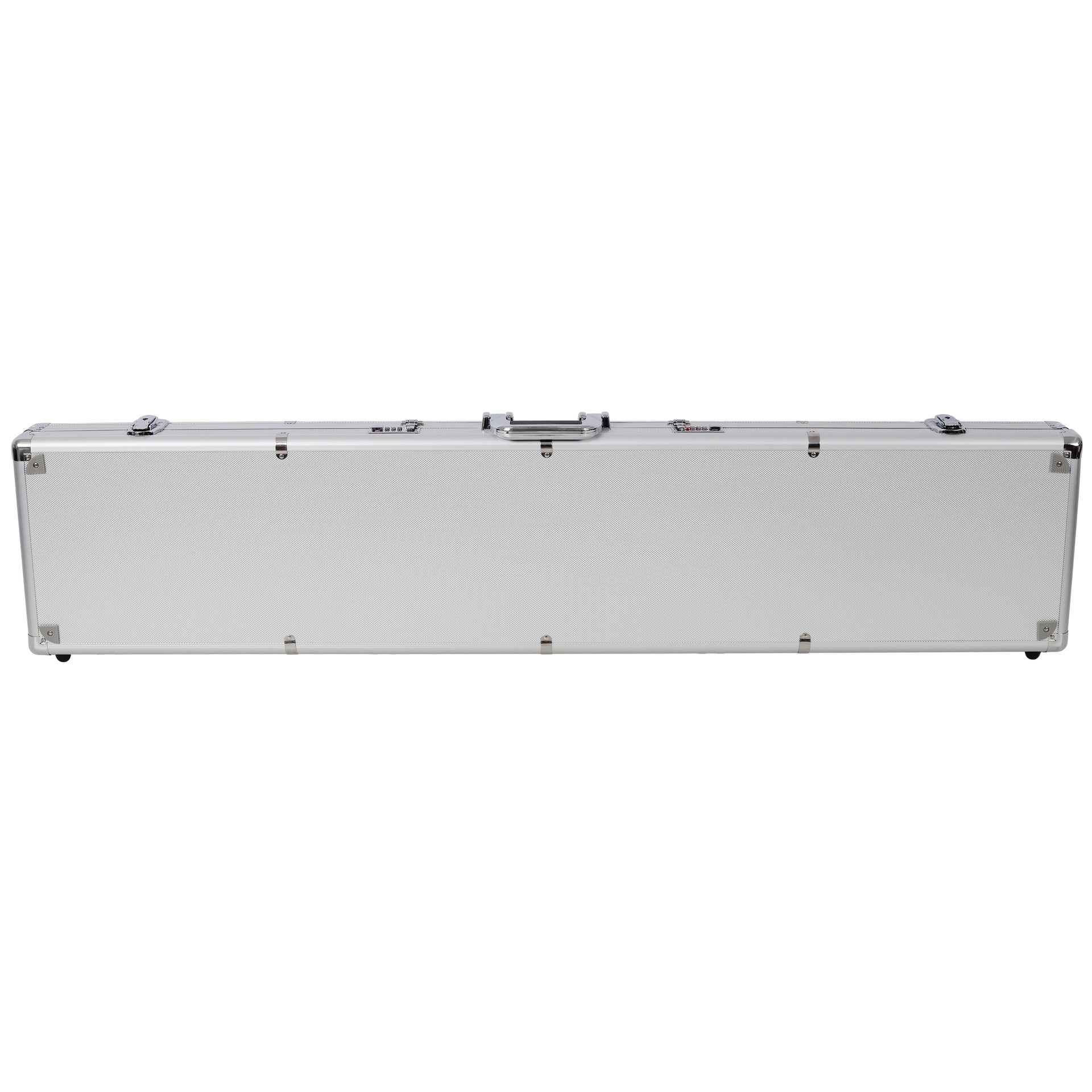 Aluminum New Framed Locking Gun Pistol HandGun Lock Box Hard Storage Carry Case silver