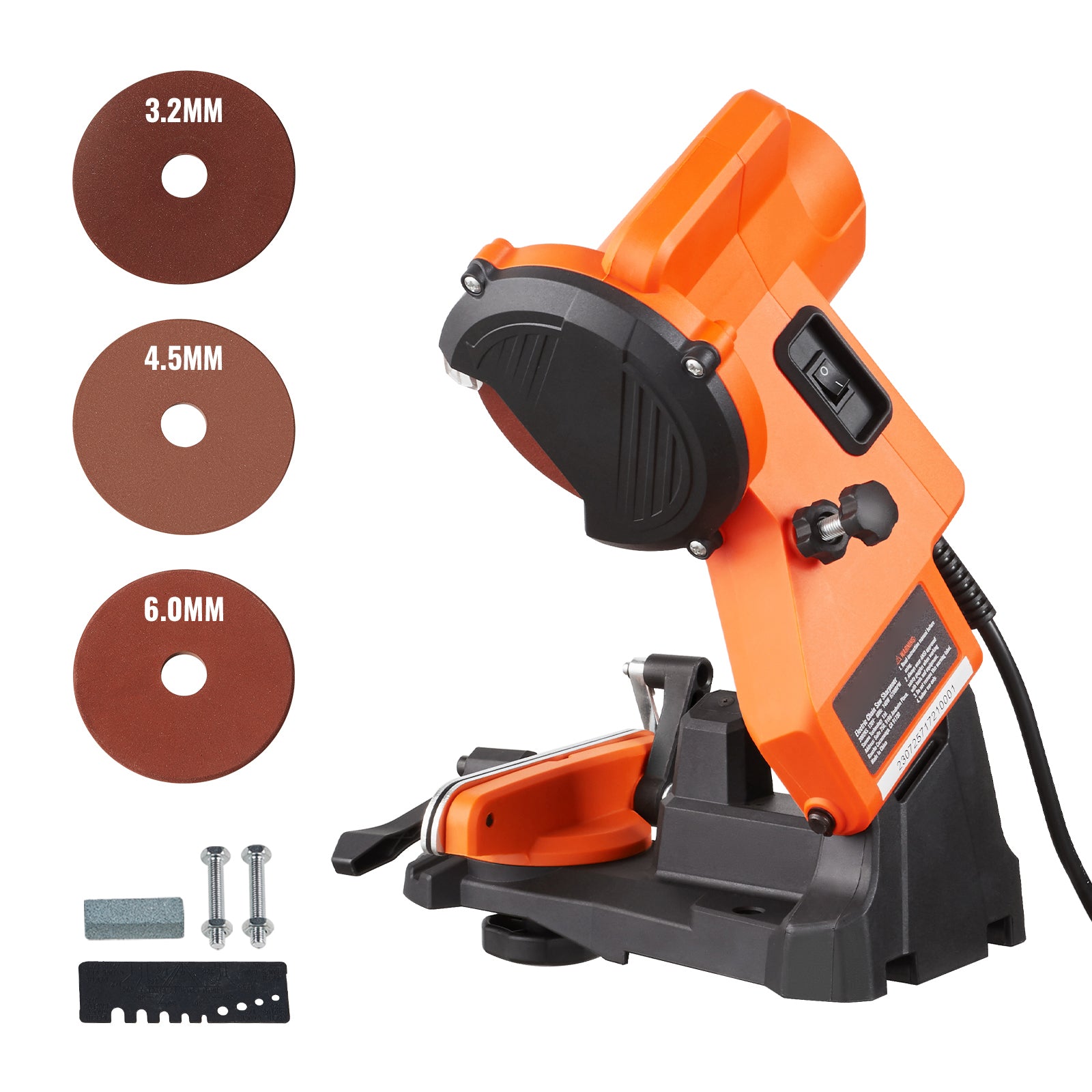 Electric Chainsaw Sharpener 140W 5700RPM Fit 0.25" to 0.404" Pitch Chains