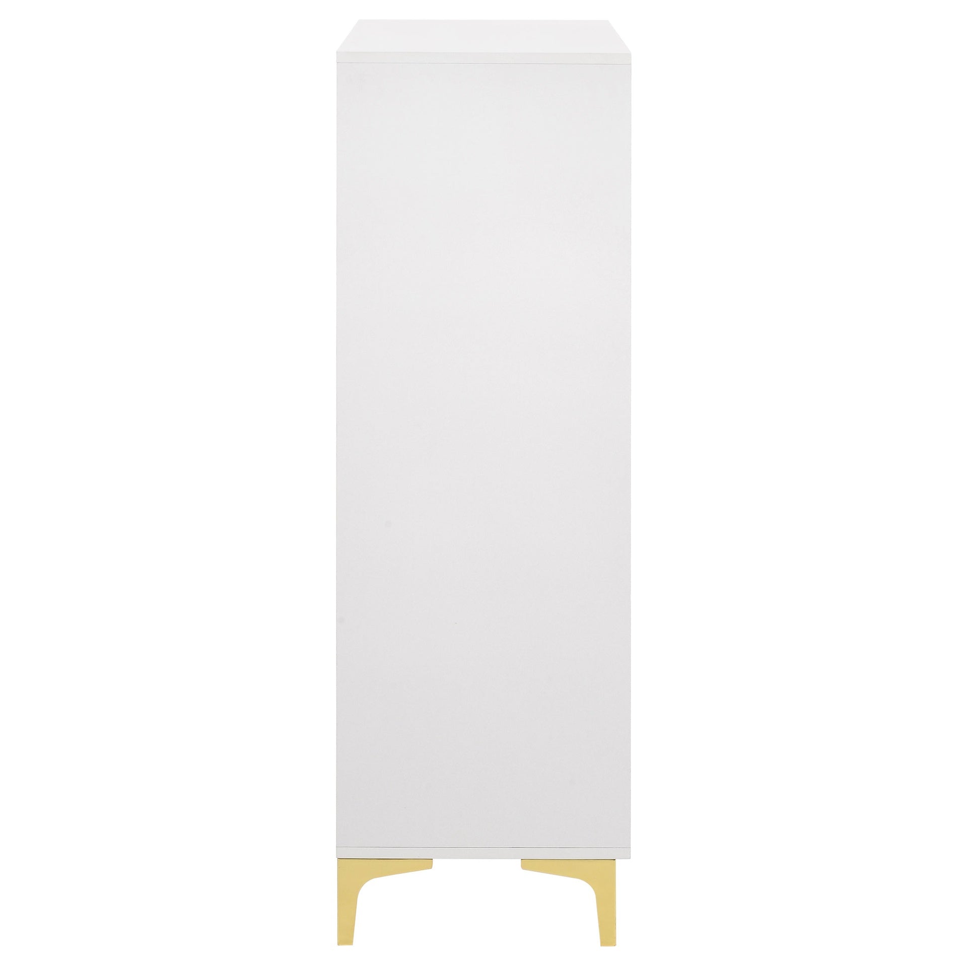 Karena White Rectangular 5-Drawer Chest