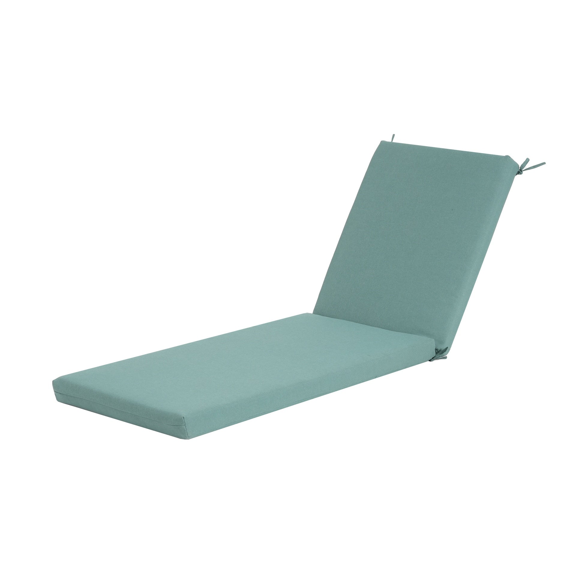 Noah Outdoor Chaise Lounge Cushion, Teal