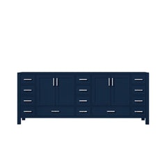 Navy Blue Double Bath Vanity 84 in. W x 22 in. D