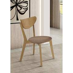 Carson Light Walnut Wood Dining Side Chair (Set of 2)