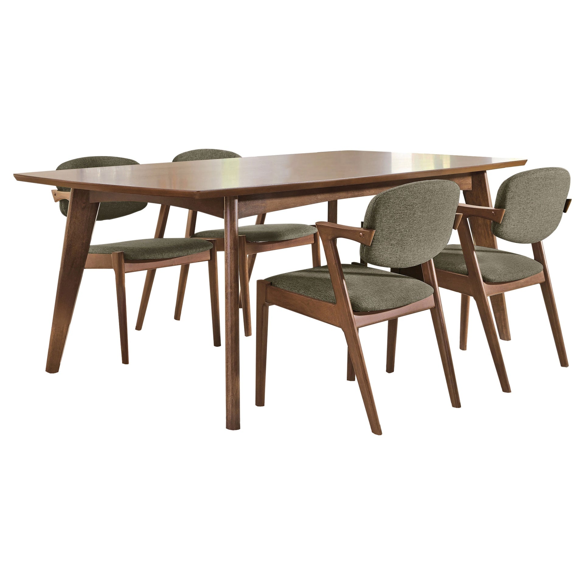 Marcella Dark Walnut 5-piece Dining Set