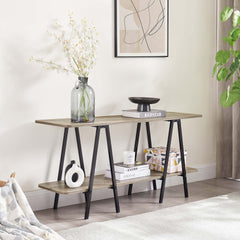 Console Table in Rustic Gray