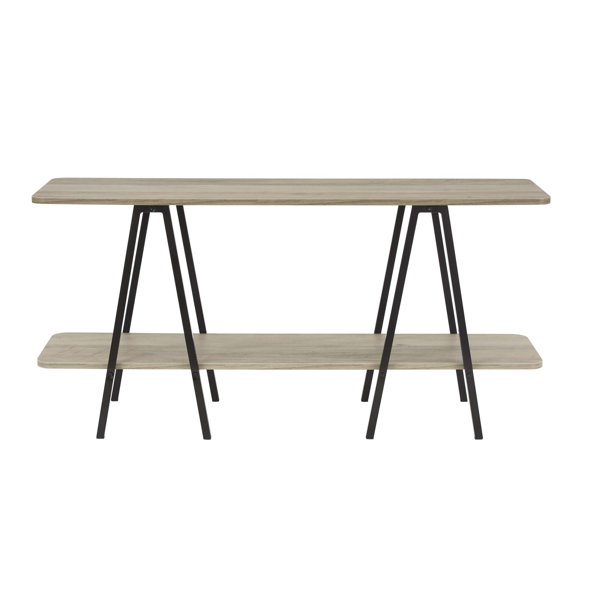 Console Table in Rustic Gray