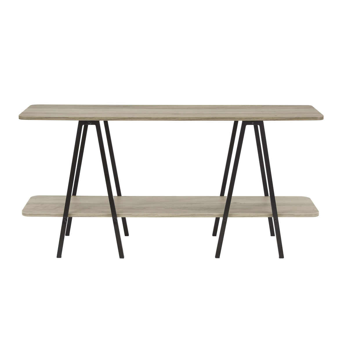 Console Table in Rustic Gray