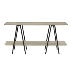 Console Table in Rustic Gray