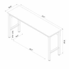 Garage Table in Dark Gray