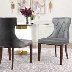 Dining Chair - Set of 2 in Gray