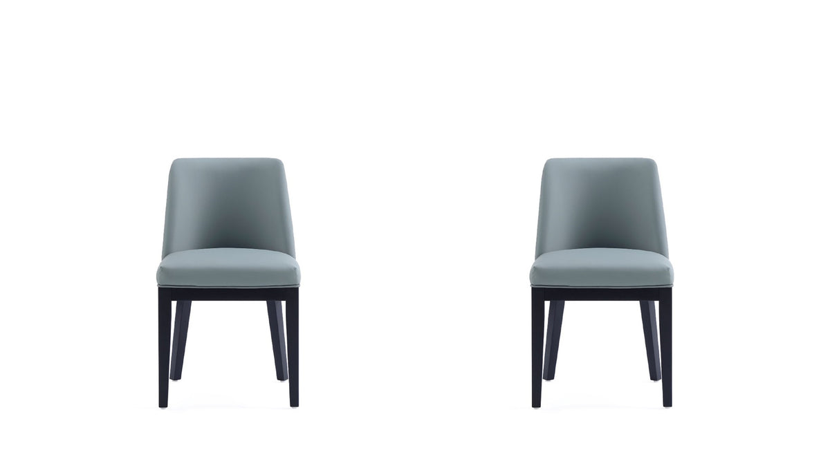 Dining Chair - Set of 2 in Pewter