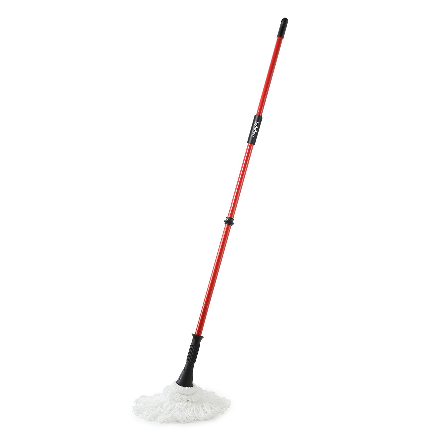 57.5-inch long handle self bending twist mop, dry and wet ultra-fine fiber floor mop, wet mop for floor cleaning, commercial and household cleaning hardwood, vinyl, ceramic tiles, etc