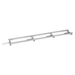 Rail Mill Guide System, 9 ft Milling Guide, 4 Crossbar Kits Chainsaw Mill Rail Guide, Aluminum Adjustable Saw Mill Rail System Work with Chainsaw Mills for Builders and Woodworkers