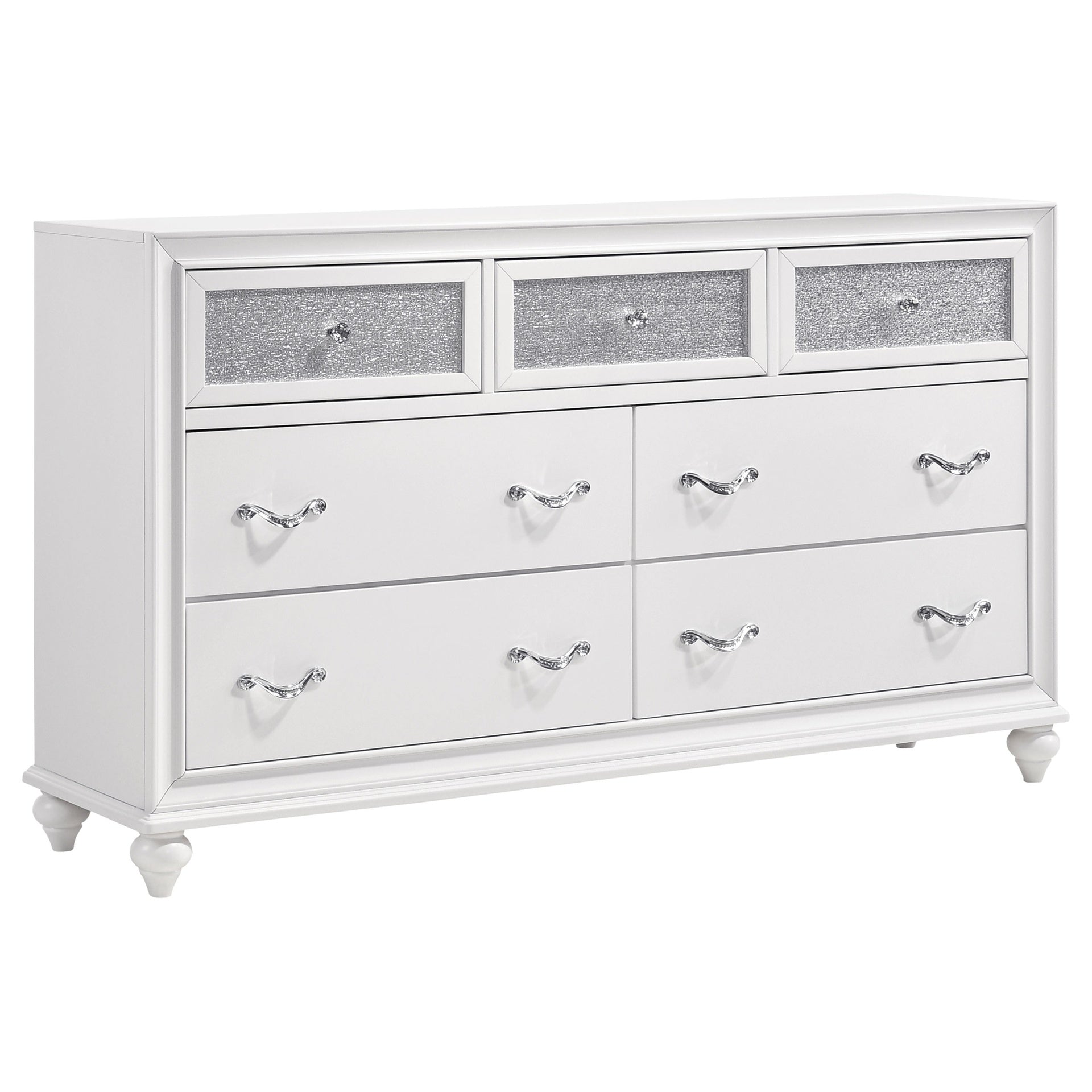 Randall White 7-drawers Dresser