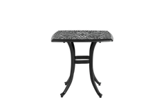 Bistro Set 3 Piece Rustproof Cast Aluminum Patio Furniture Sets 2 Chairs and 1 Round Table Outdoor, Garden, Patio,
 Balcony, with cushion black