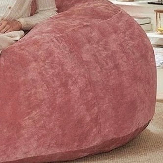 6FT bean bag chair, memory foam filling, adult and teen bean bag chair, soft sofa with removable flannel cover, round sofa for living room, bedroom, college dorm.
