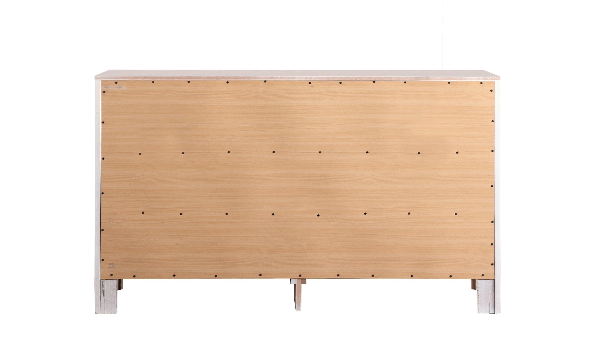 Elegant White Transitional Dresser