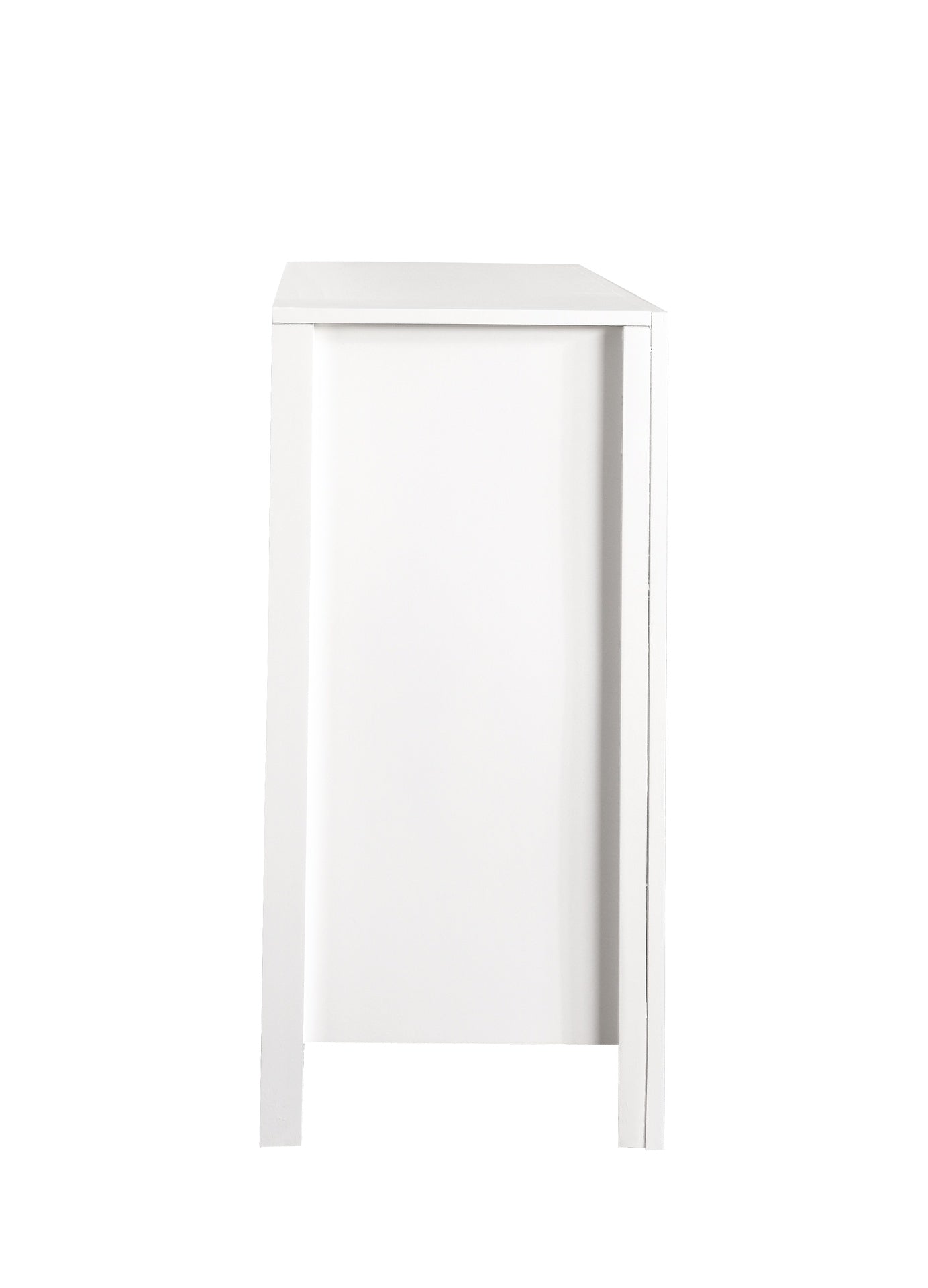 Elegant White Transitional Dresser