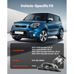 Catalytic Converter Compatible with Kia Soul Rio/Hyundai Veloster Accent 1.6L L4